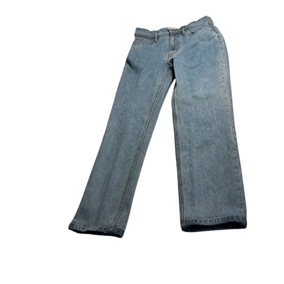 Everlane Med Wash High Waisted Cheeky Cropped Jeans Sz 24 - Picture 4 of 11